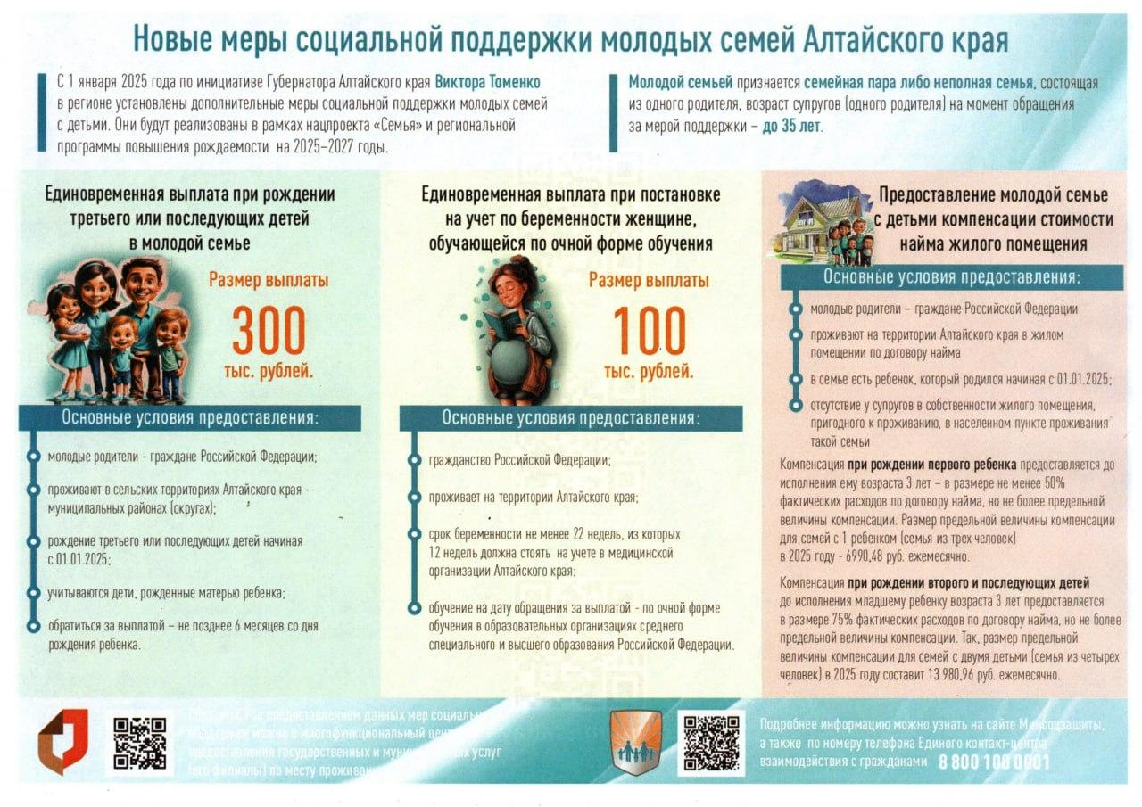 Меры поддержки.
